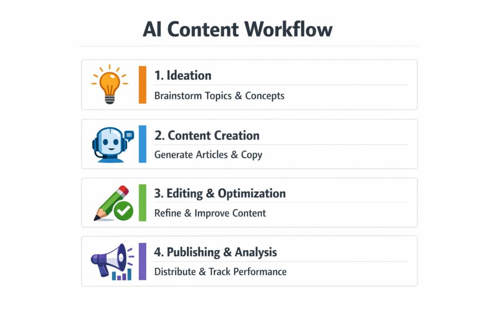 AI tools workflow for beginners