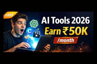 👉 best AI tools for beginners 2026 thumbnail earn money with AI tools