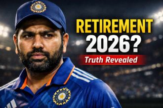 Rohit Sharma retirement update 2026 – Indian cricketer serious expression in stadium