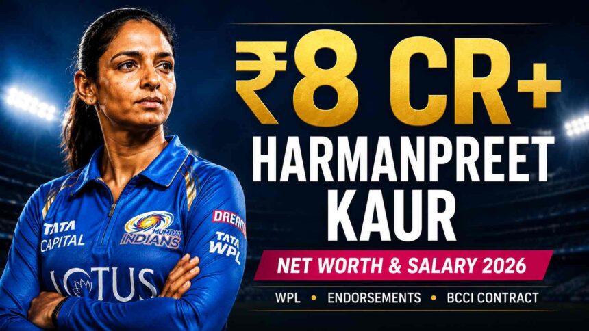 Harmanpreet Kaur salary and net worth in 2026 with WPL contract details