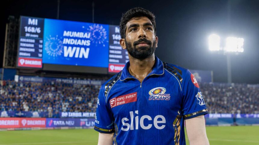 Jasprit Bumrah income per match and IPL salary during a Mumbai Indians match in 2026